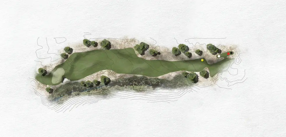 Render of Hole 15 (Blue nine)