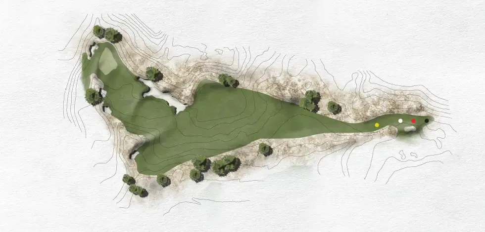 Render of Hole 2 (Red nine)