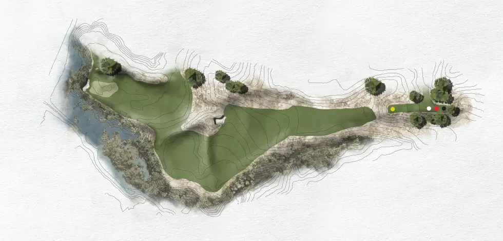 Render of Hole 4 (Red nine)