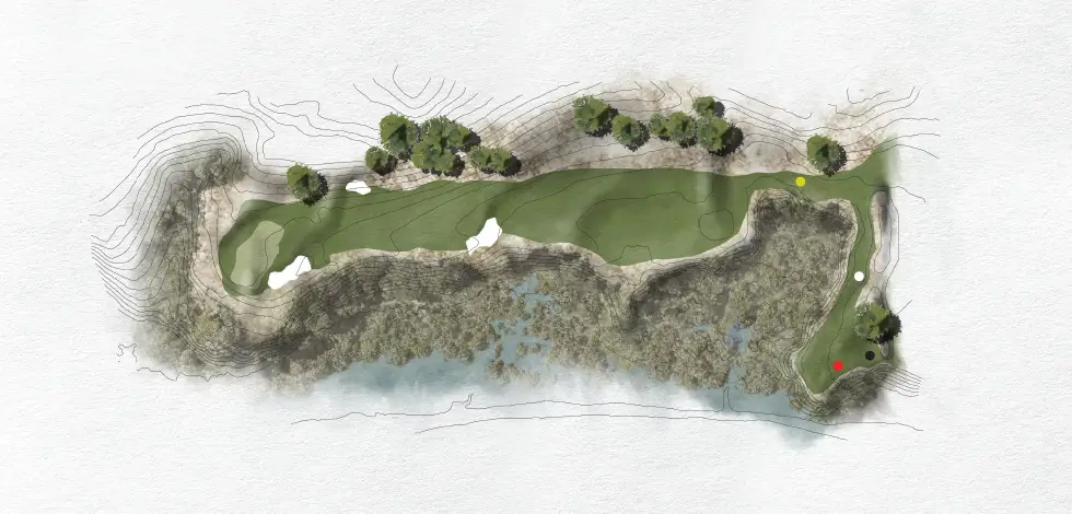 Render of Hole 5 (Red nine)