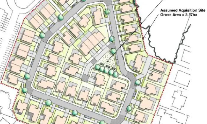 Architect's drawing of planned North Shore Golf Club driving range